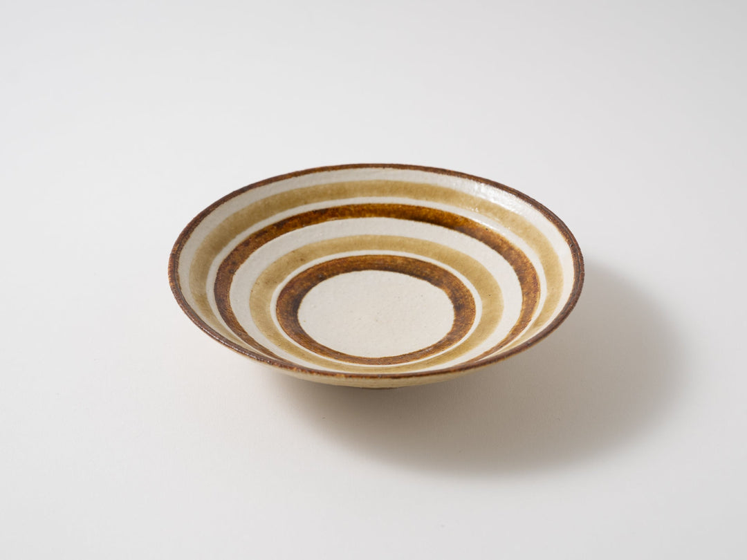 Ring Line 5.5-Sun Plate (Amber Yellow Mulberry) - Crafted By Kanae Nomura