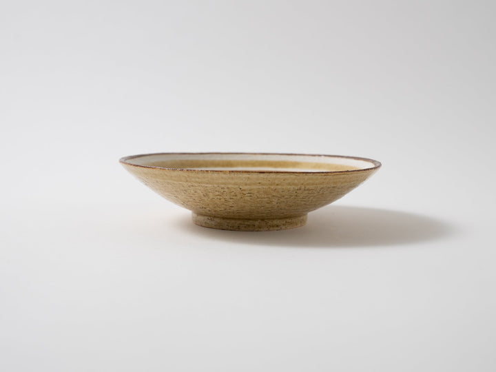 Ring Line 5.5-Sun Plate (Amber Yellow Mulberry) - Crafted By Kanae Nomura