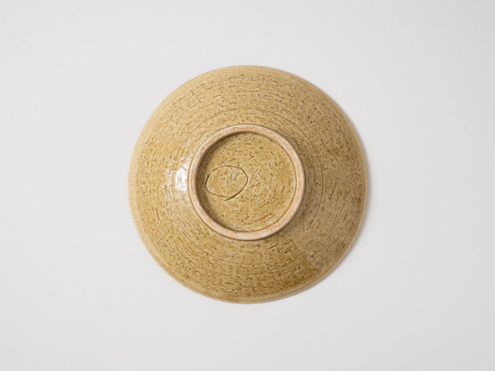Ring Line 5.5-Sun Plate (Amber Yellow Mulberry) - Crafted By Kanae Nomura