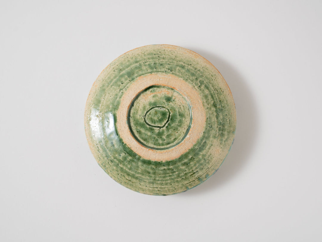 Barley Straw Pattern Dora Bowl (LapisLazuli Oribe) - Crafted By Kanae Nomura