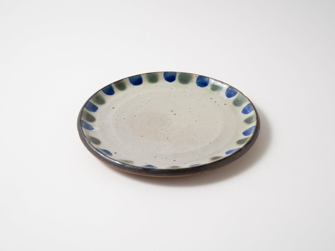 6-Sun Plate — Hand-Glazed Japanese Pottery by Kawajiri Pottery