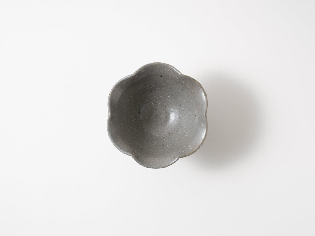 Gray Glazed Rinka Pedestal Bowl - Crafted By Furutani Pottery