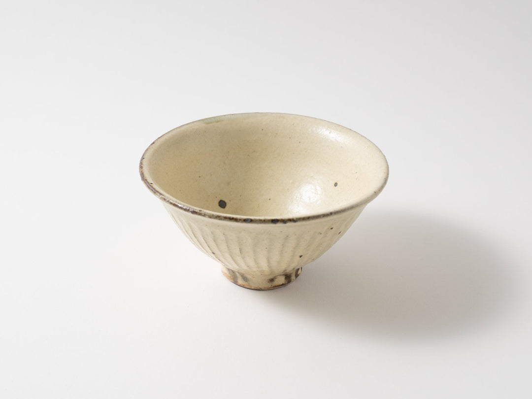 Kinari Ridged Rice Bowl Large - Crafted By Furutani Pottery