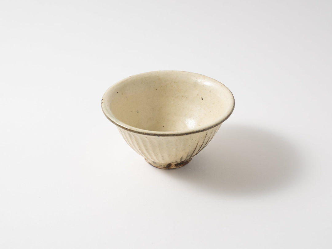 Kinari Ridged Rice Bowl Small - Crafted By Furutani Pottery