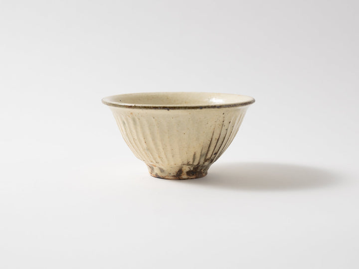 Kinari Ridged Rice Bowl Small - Crafted By Furutani Pottery