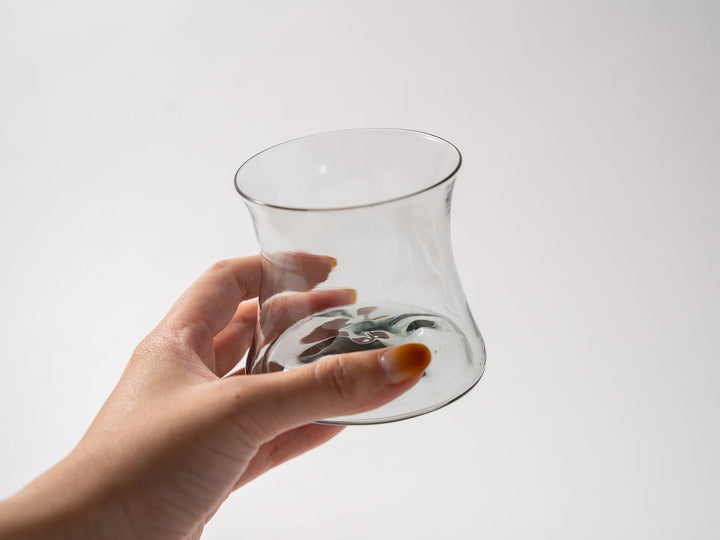 flow Rock Glass, Gray Crafted By Yudai Koga