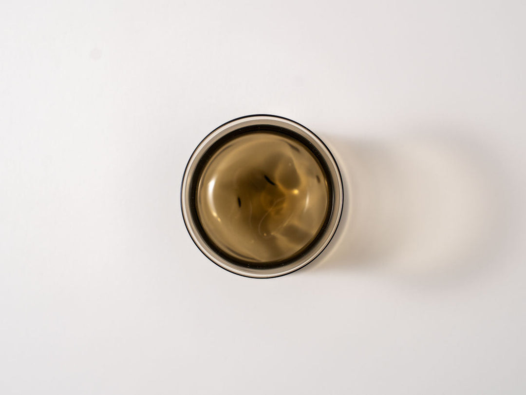 flow Rock Glass, Brown Crafted By Yudai Koga