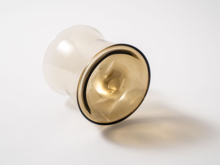 flow Rock Glass, Brown Crafted By Yudai Koga