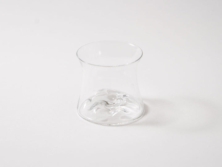 flow Rock Glass, Clear Crafted By Yudai Koga