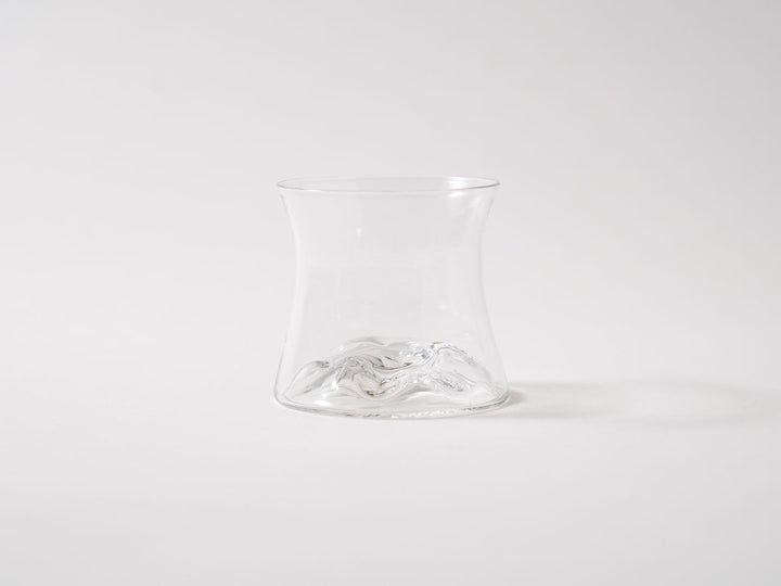 flow Rock Glass, Clear Crafted By Yudai Koga