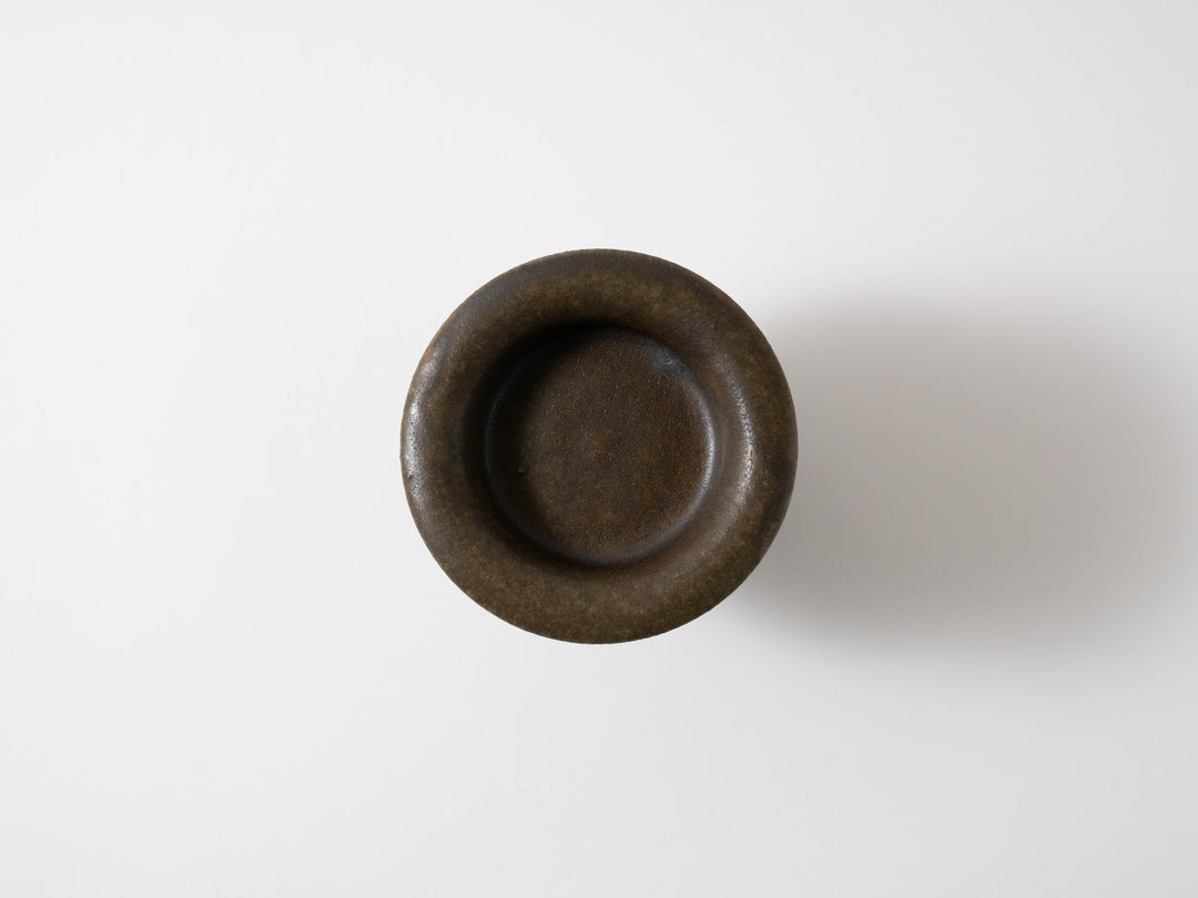 Rust Glazed Compote Canister - Crafted By Furutani Pottery