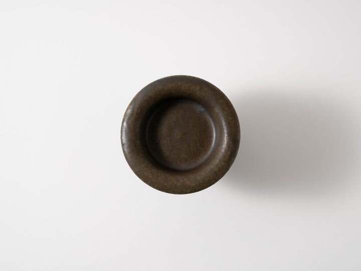 Rust Glazed Compote Canister - Crafted By Furutani Pottery