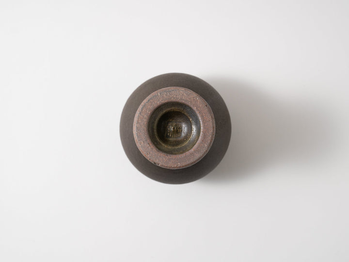 Rust Glazed Compote Canister - Crafted By Furutani Pottery