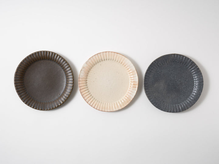 Rust Glazed Ruffle Plate S - Crafted By Furutani Pottery
