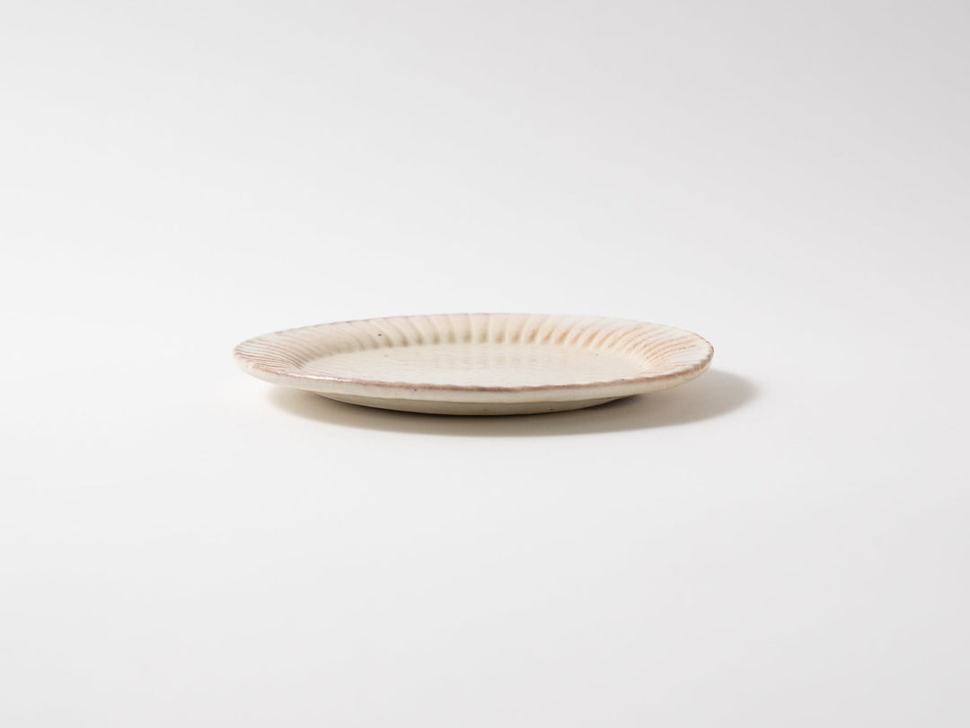 Iron-Spotted Ruffle Plate S - Crafted By Furutani Pottery