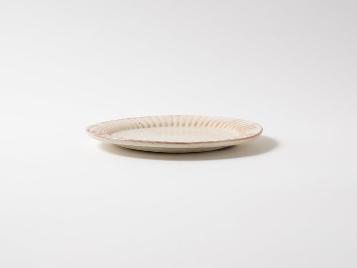 Iron-Spotted Ruffle Plate S - Crafted By Furutani Pottery