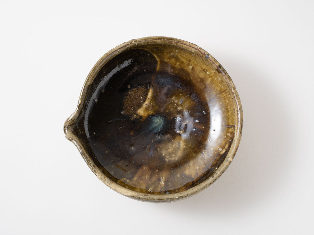 Large Pouring Bowl (Katakuchi), a — Hand-Formed Japanese Pottery by Motoyuki Tonoike