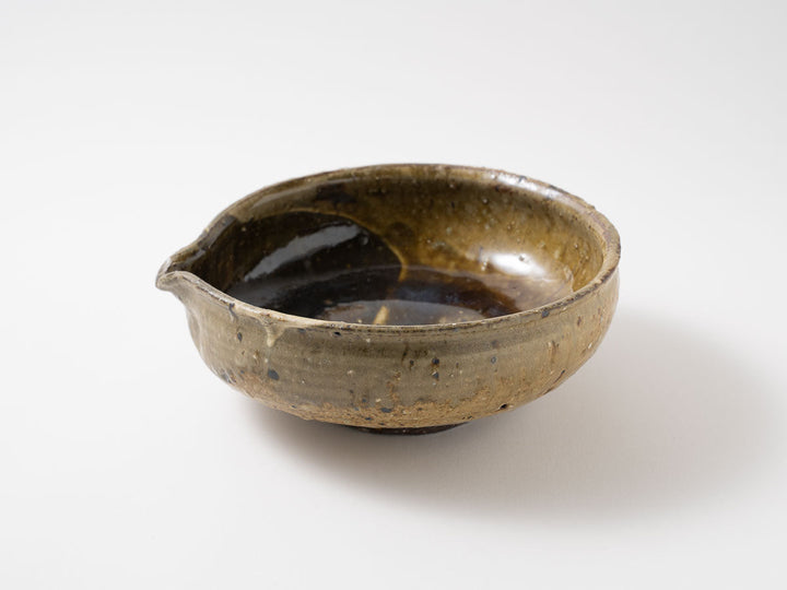 Large Pouring Bowl (Katakuchi), a — Hand-Formed Japanese Pottery by Motoyuki Tonoike
