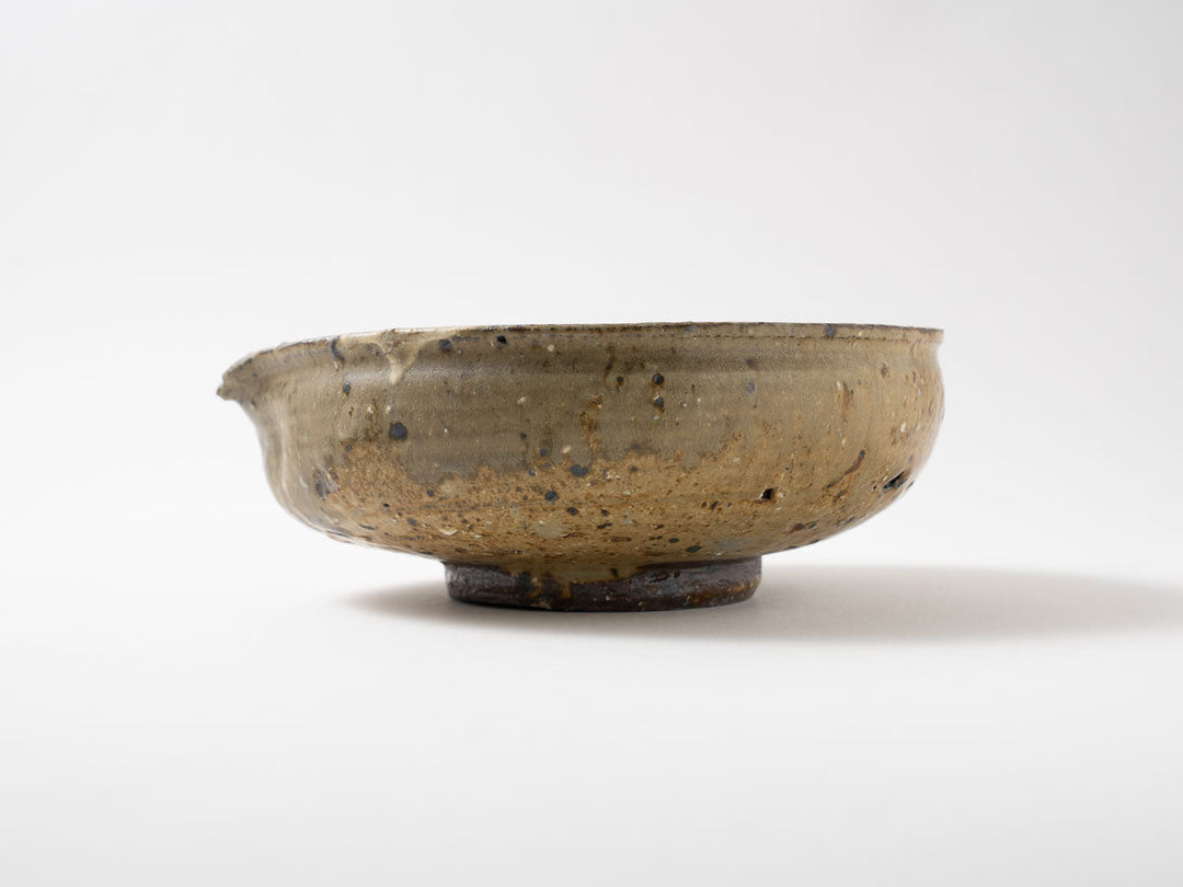 Large Pouring Bowl (Katakuchi), a — Hand-Formed Japanese Pottery by Motoyuki Tonoike