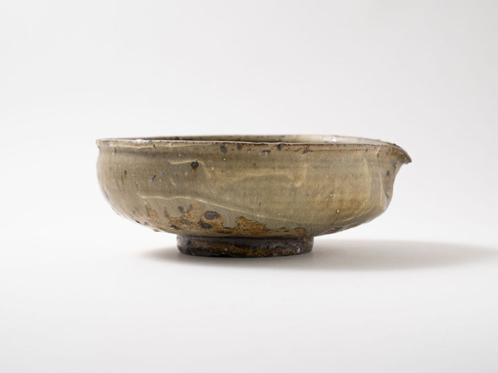 Large Pouring Bowl (Katakuchi), a — Hand-Formed Japanese Pottery by Motoyuki Tonoike