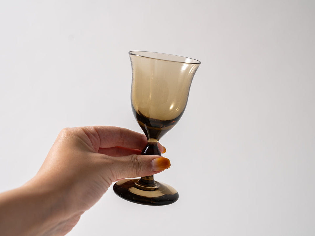 Bistro Glass, Brown Crafted By Yudai Koga