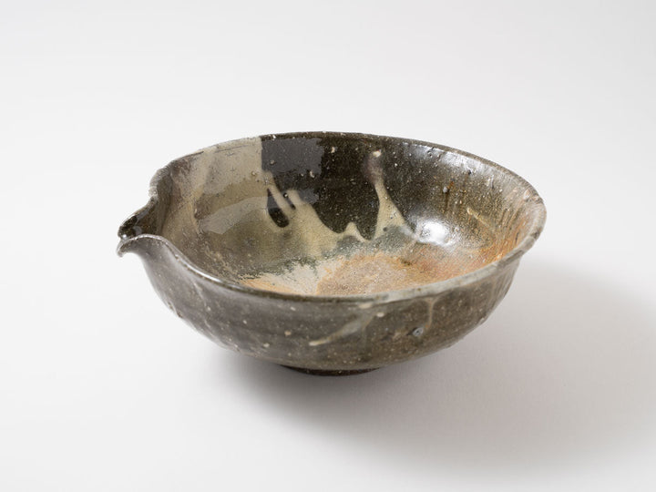 Large Pouring Bowl (Katakuchi), b — Hand-Formed Japanese Pottery by Motoyuki Tonoike