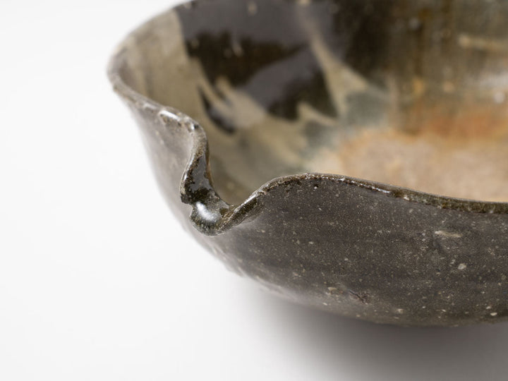 Large Pouring Bowl (Katakuchi), b — Hand-Formed Japanese Pottery by Motoyuki Tonoike