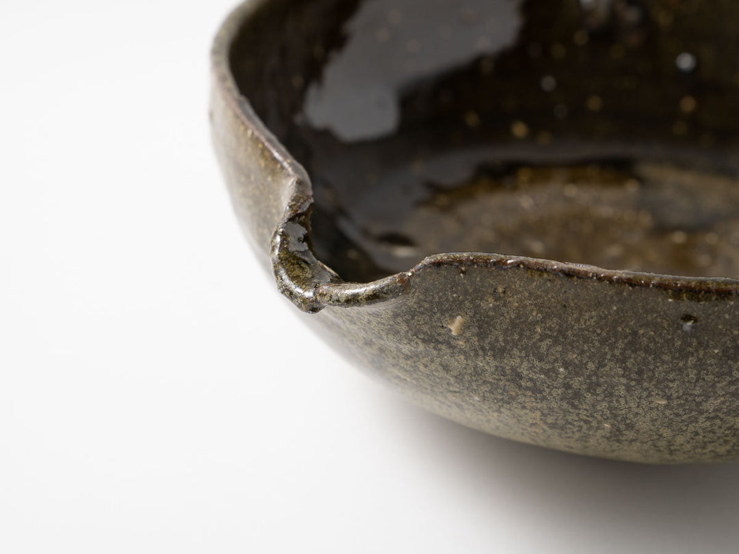 Large Pouring Bowl (Katakuchi), c — Hand-Formed Japanese Pottery by Motoyuki Tonoike