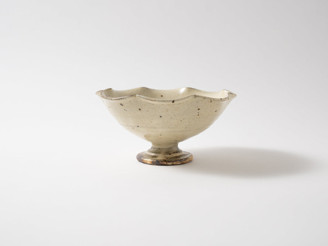 Kinari Rinka Pedestal Bowl 15cm - Crafted By Furutani Pottery