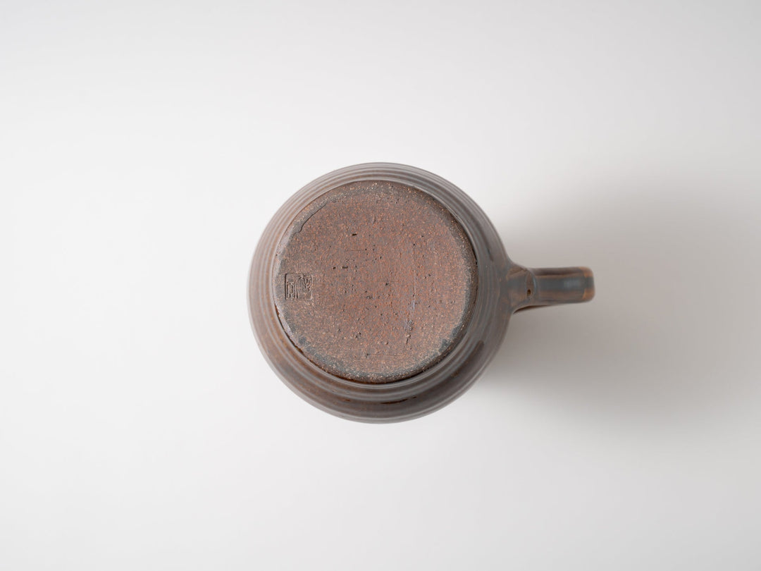 Amber Glazed Pitcher Large (Round) - Crafted By Furutani Pottery