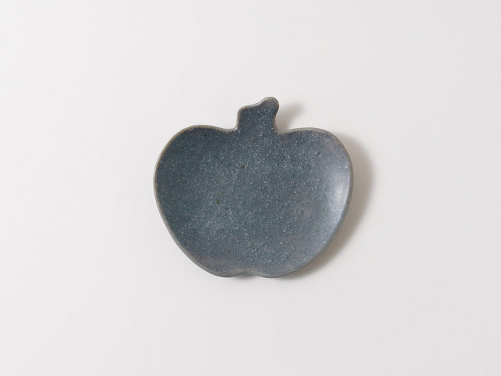 Gray Glazed Apple Plate Small - Crafted By Furutani Pottery