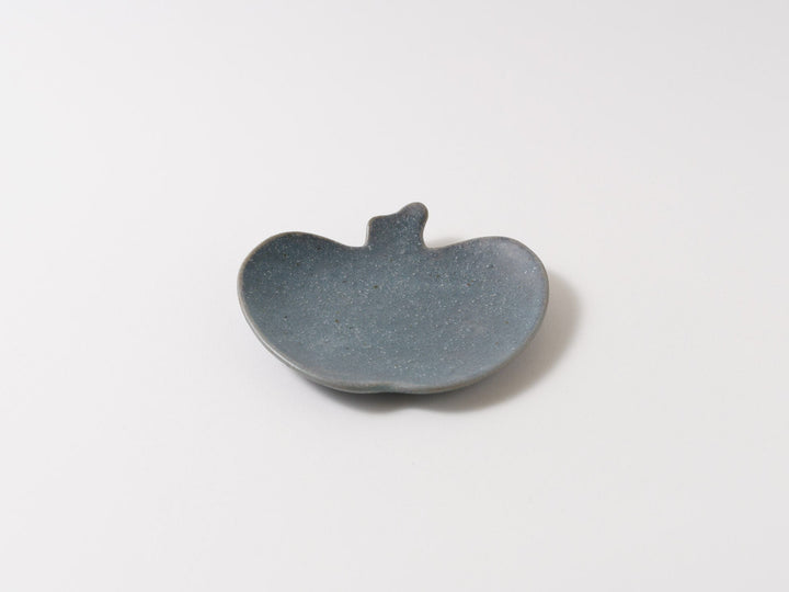 Gray Glazed Apple Plate Small - Crafted By Furutani Pottery