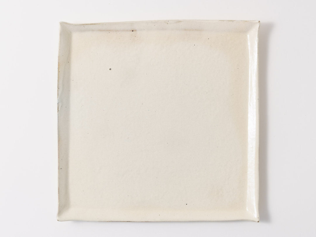 Iron-Spotted Square Plate - Crafted By Furutani Pottery