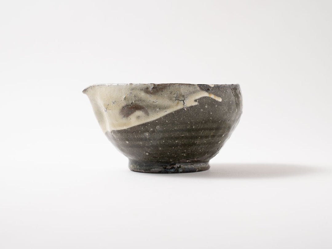 Pouring Bowl (Katakuchi), Small, a — Hand-Formed Japanese Pottery by Motoyuki Tonoike