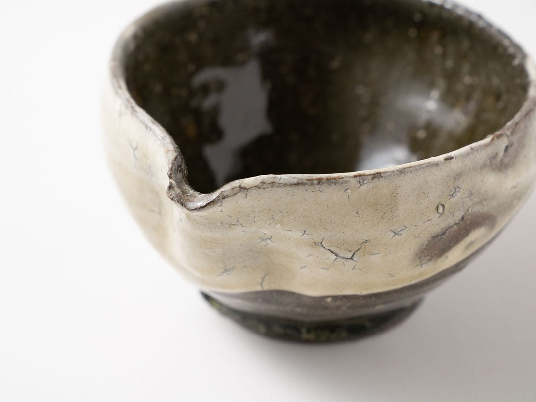 Pouring Bowl (Katakuchi), Small, a — Hand-Formed Japanese Pottery by Motoyuki Tonoike