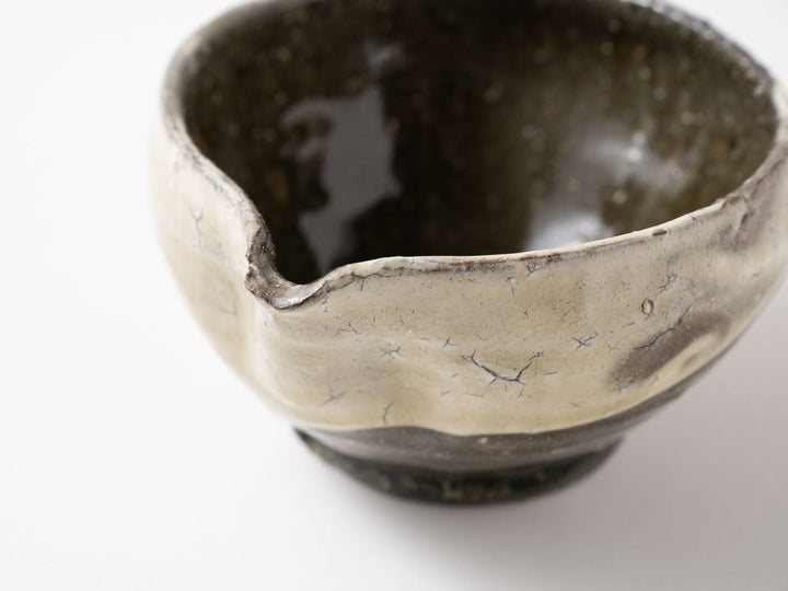 Pouring Bowl (Katakuchi), Small, a — Hand-Formed Japanese Pottery by Motoyuki Tonoike