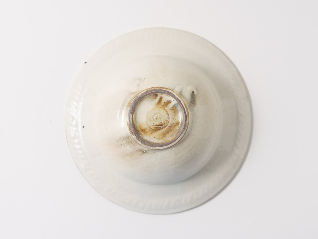 Iron-Spotted Leaf Rim Bowl Large - Crafted By Furutani Pottery