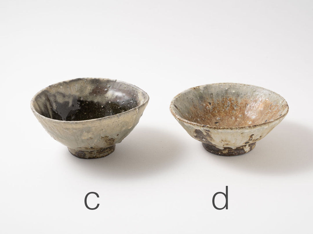 Rice Bowl (assorted) — Hand-Formed Japanese Pottery by Motoyuki Tonoike