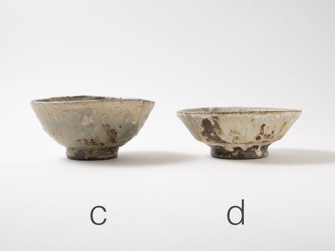 Rice Bowl (assorted) — Hand-Formed Japanese Pottery by Motoyuki Tonoike