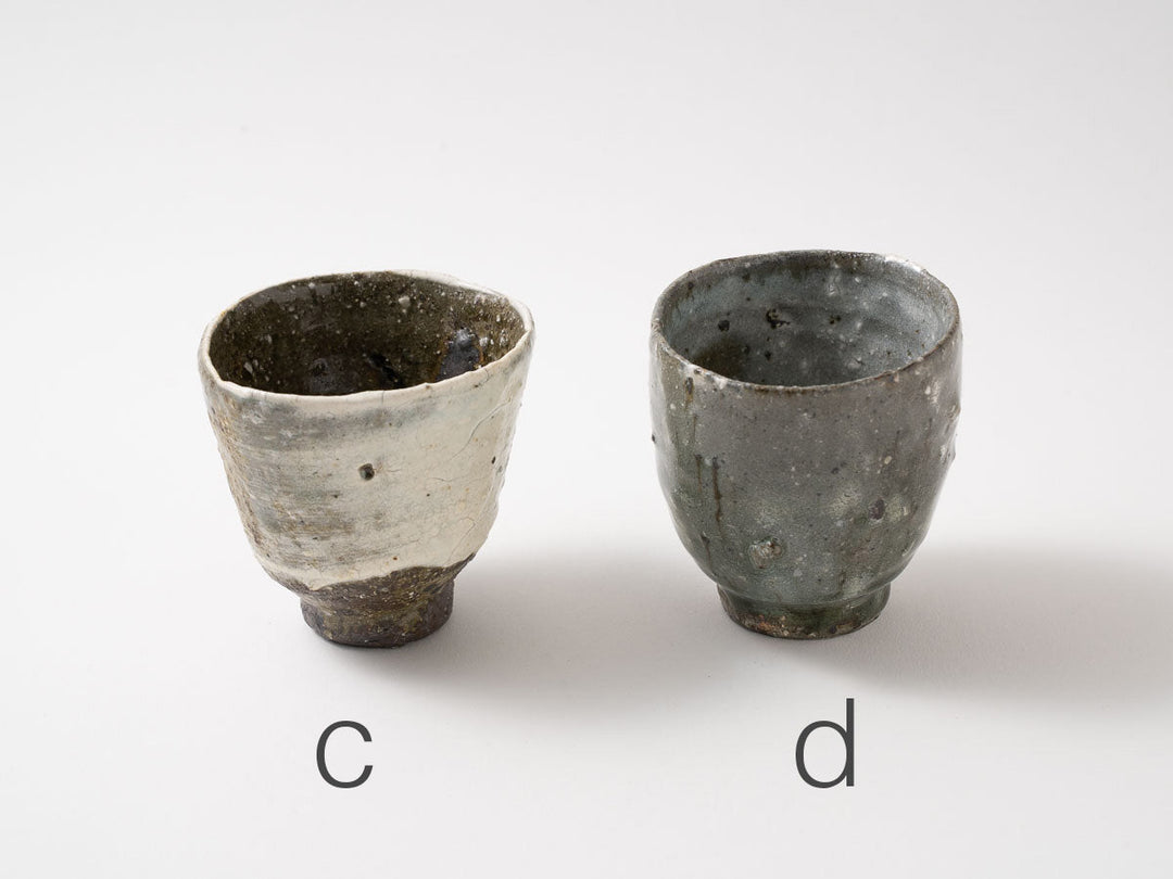 Teacup / Yunomi (assorted) — Hand-Formed Japanese Pottery by Motoyuki Tonoike