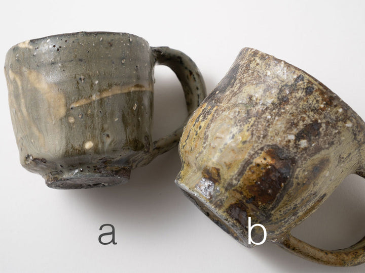 Mug (assorted) — Hand-Formed Japanese Pottery by Motoyuki Tonoike