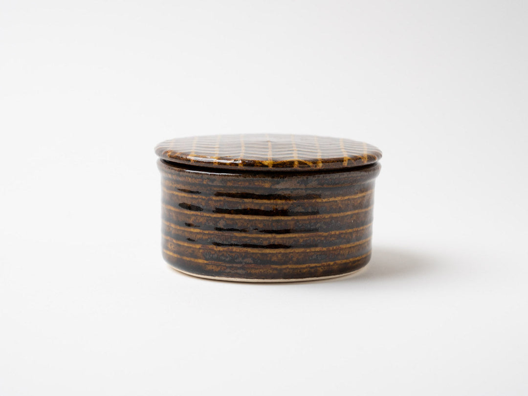 American Glazed heat-resistant lid Medium b - Crafted By Ryo Makita Exhibition