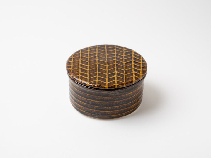 American Glazed heat-resistant lid Medium b - Crafted By Ryo Makita Exhibition