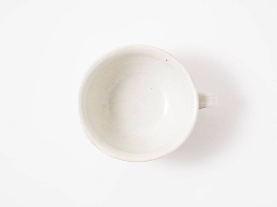 Iron-Speckled Engraved Soup Cup, Round — Hand-Glazed Japanese Pottery by Furutani Pottery