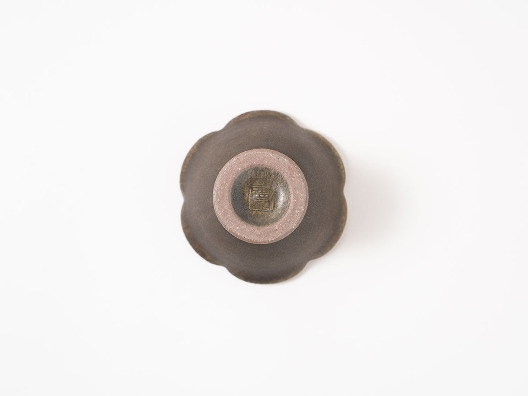 Sabi-Glazed Lobed Footed Bowl, Hime — Hand-Glazed Japanese Pottery by Furutani Pottery