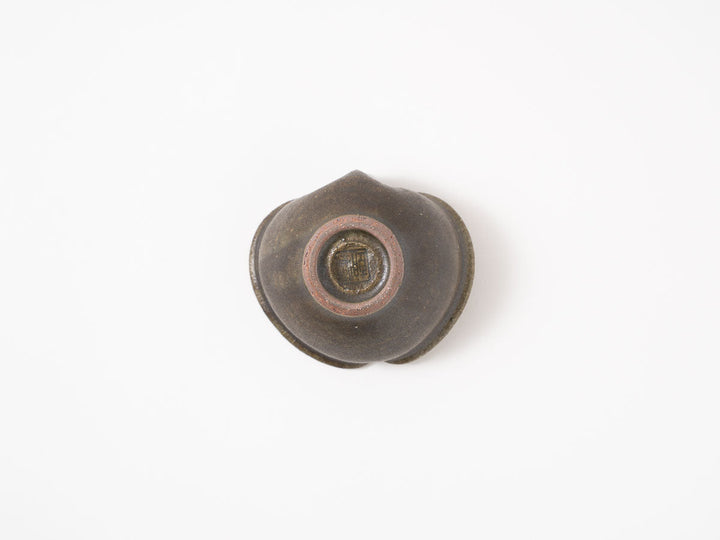 Sabi-Glazed Apple-Shaped Bowl, Small (Hime) — Hand-Glazed Japanese Pottery by Furutani Pottery