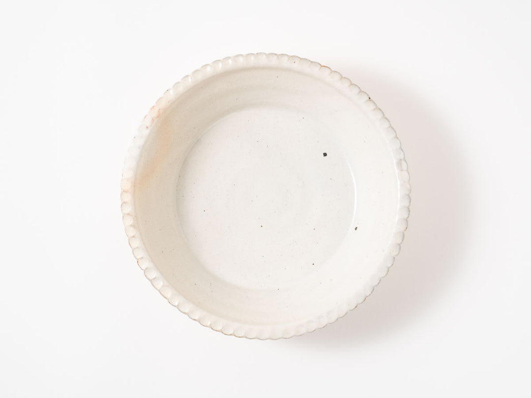 Tsunade Gong Bowl, 6-Sun, Iron Speckles — Furutani Pottery