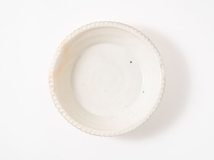Tsunade Gong Bowl, 6-Sun, Iron Speckles — Furutani Pottery