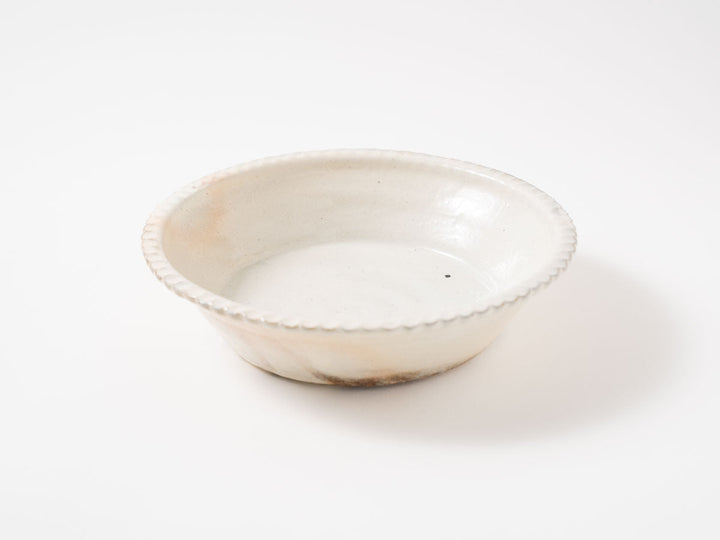 Tsunade Gong Bowl, 6-Sun, Iron Speckles — Furutani Pottery