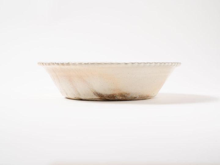 Tsunade Gong Bowl, 6-Sun, Iron Speckles — Furutani Pottery